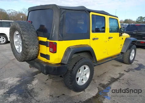 2008 Jeep Wrangler Unlimited X from USA, damaged, VIN 1J4GA39148L588773